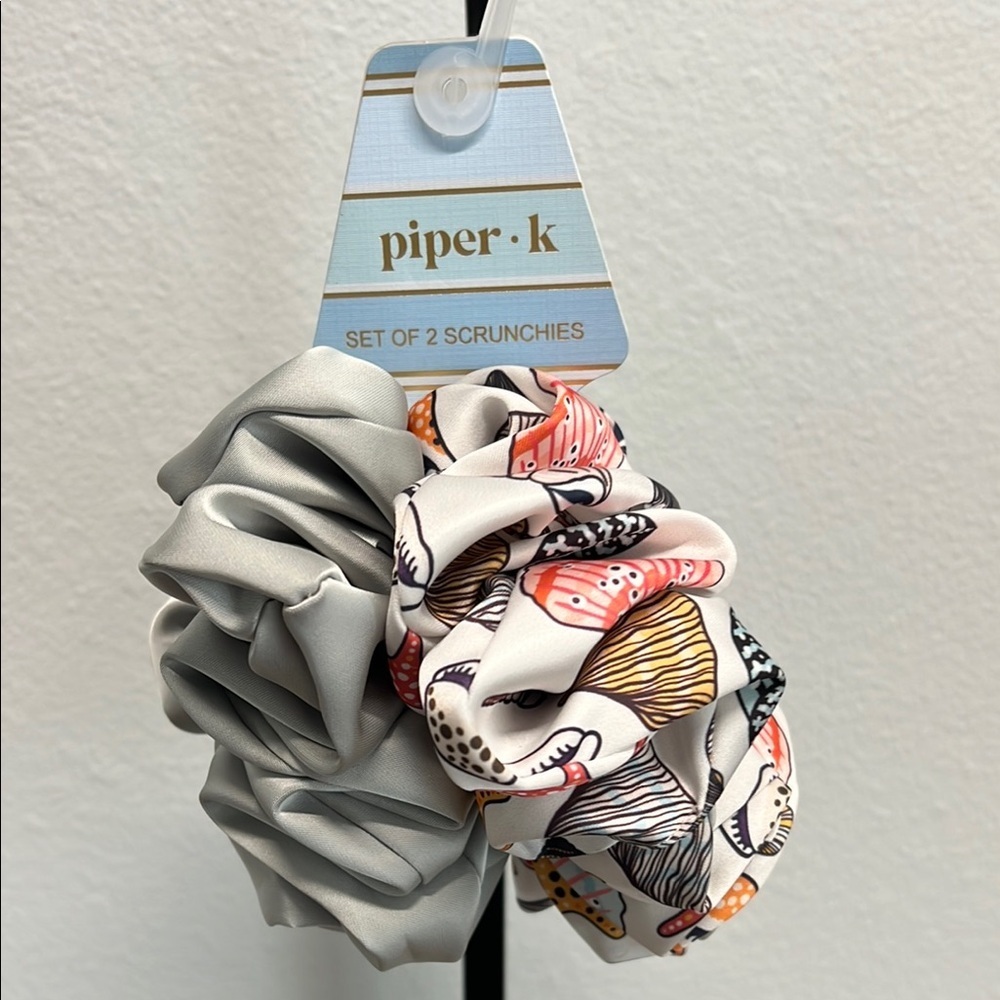 Piper K | Extra Large Nautical Motif Scrunchie Set 🌊🐚